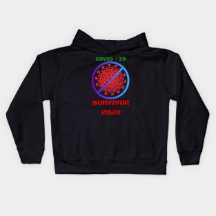 COVID 19 Survivor Kids Hoodie